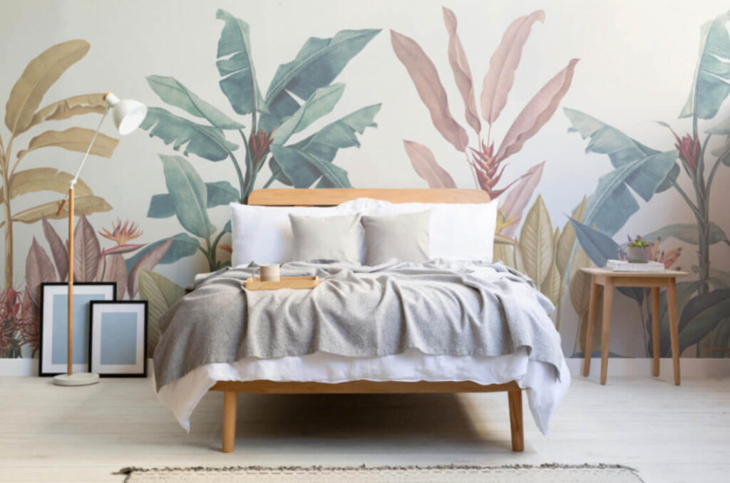 Pastel tropical garden — interior 2