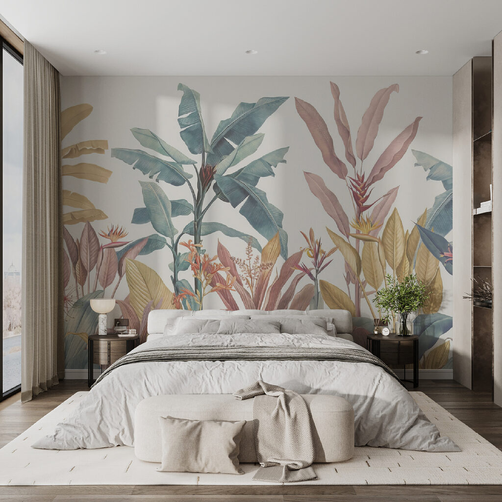 Pastel tropical garden — interior 4