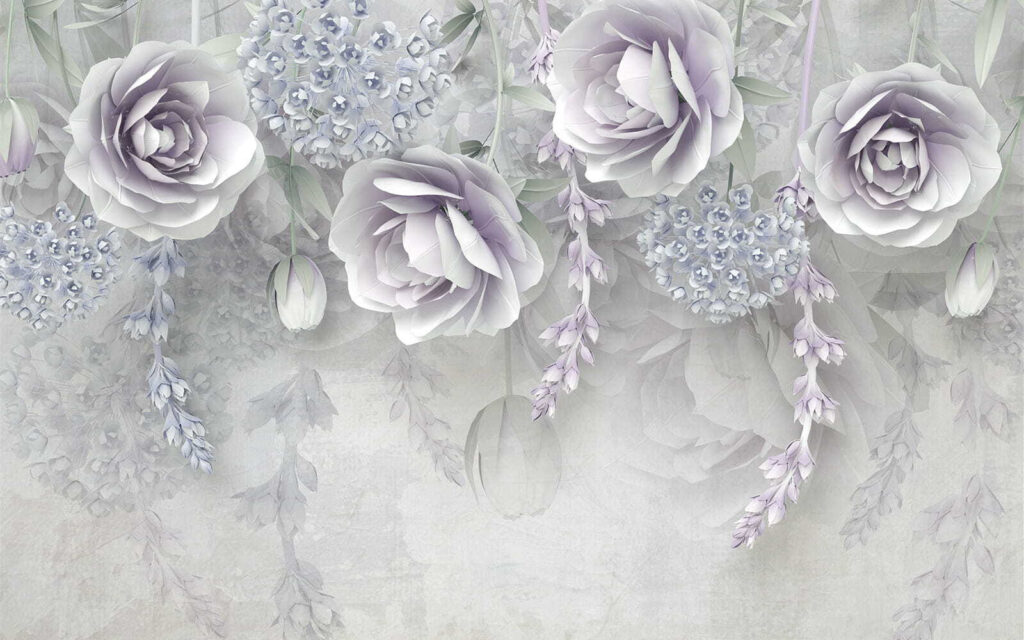 Roses hanging down — full design