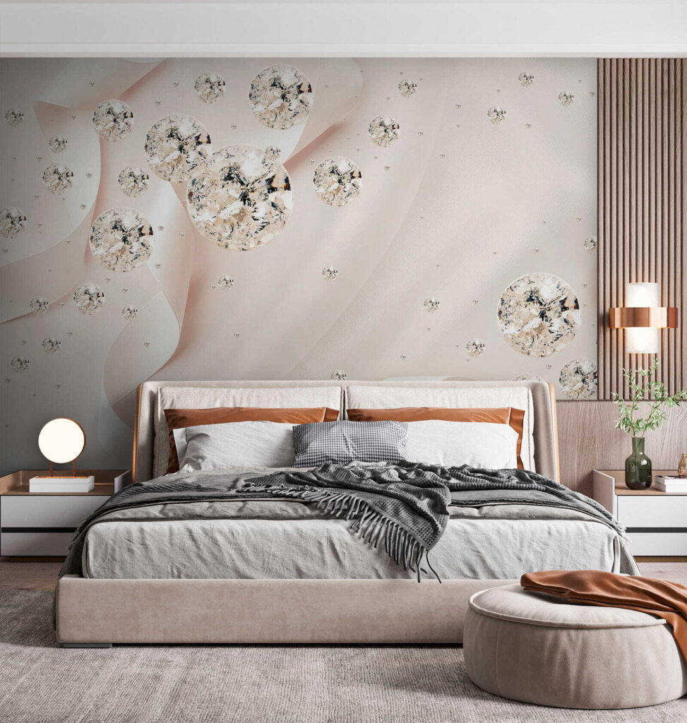 Spheres among cream folds — interior 4