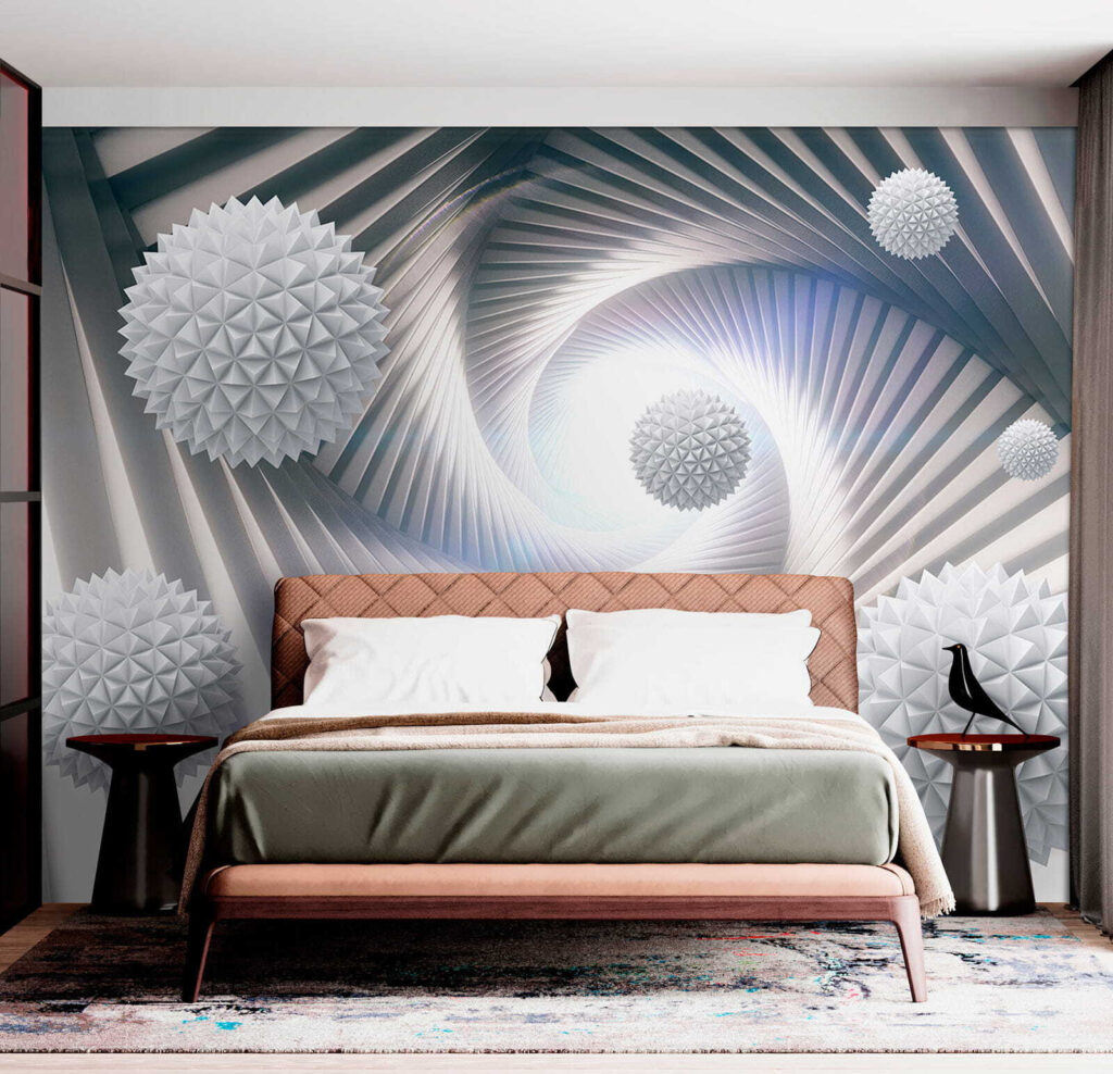 Spiral tunnel with spheres — interior 2