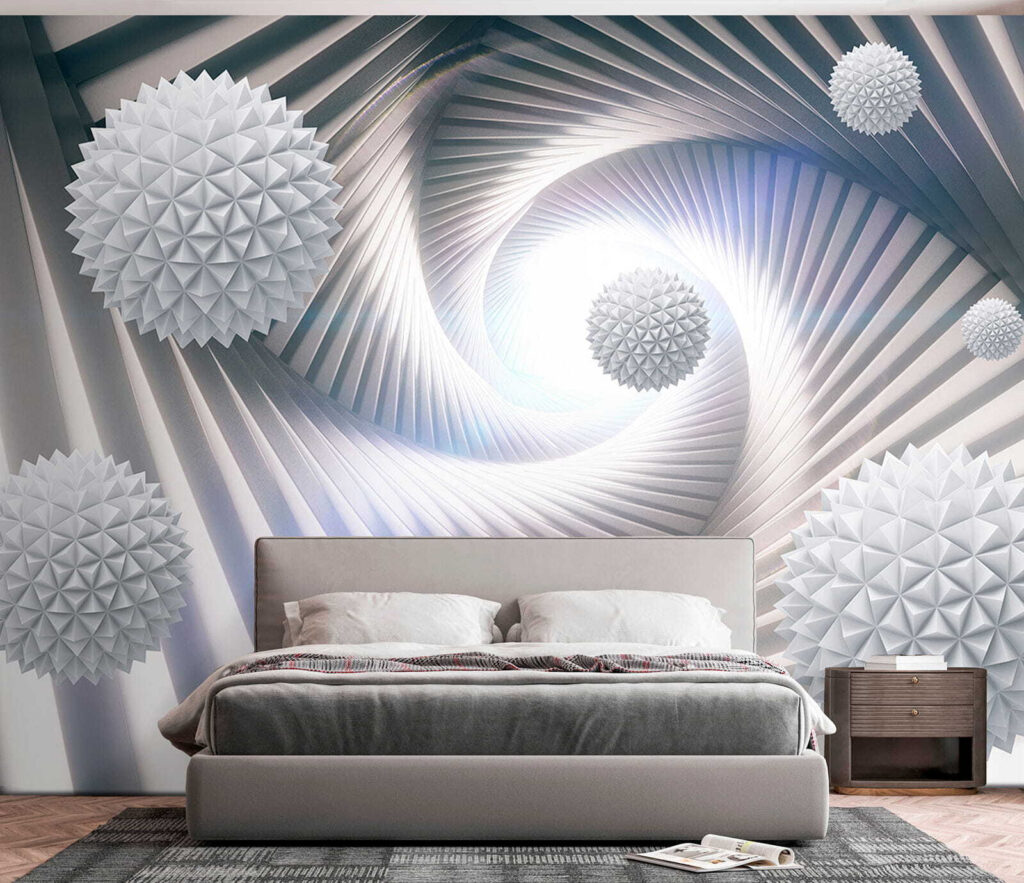 Spiral tunnel with spheres — interior 4