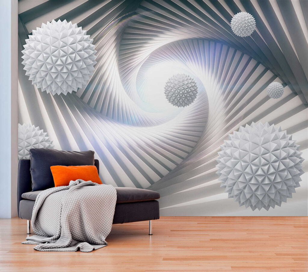 Spiral tunnel with spheres — interior 7