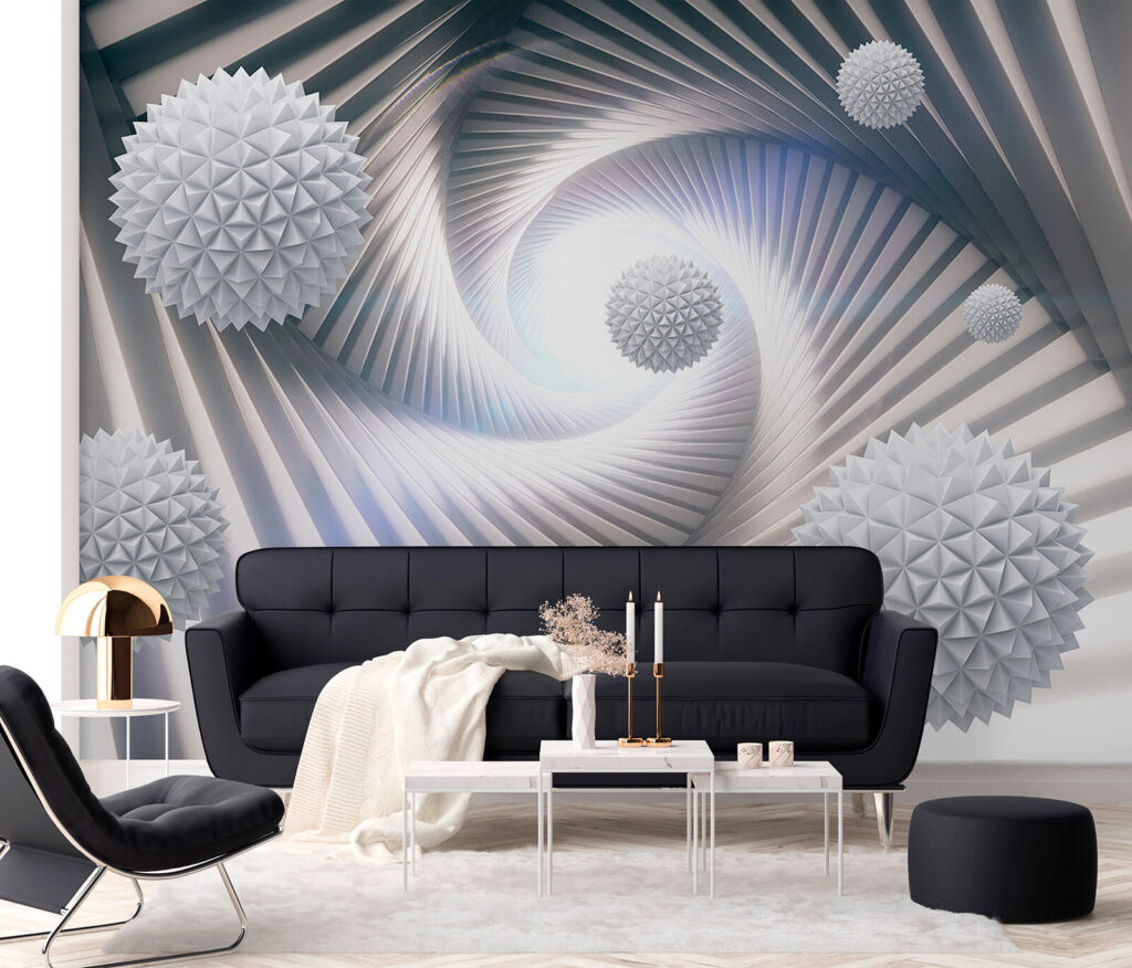 Spiral tunnel with spheres — interior 9