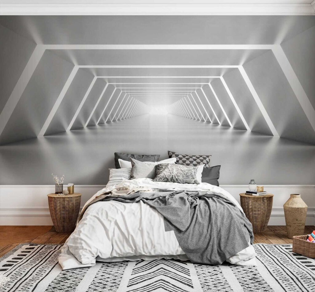 Lines of light, corridor — interior 3