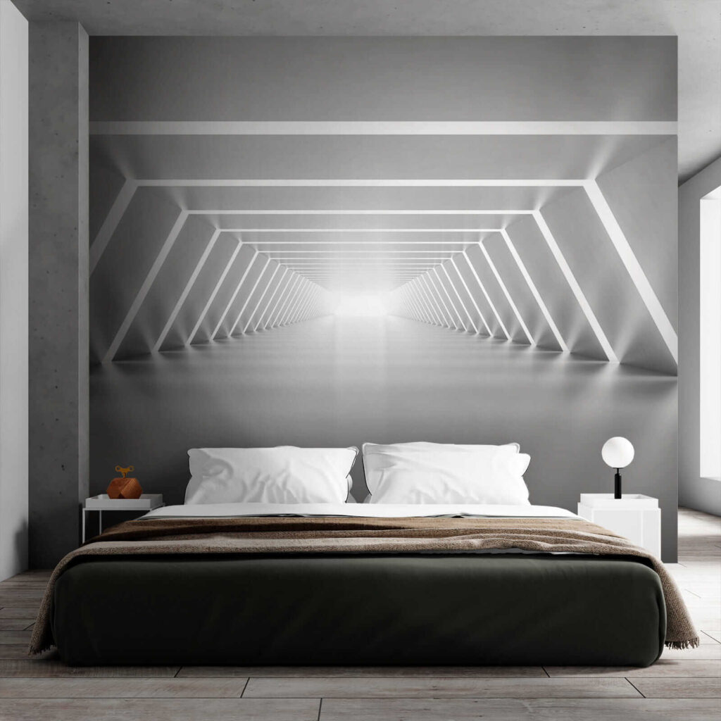 Lines of light, corridor — interior 4