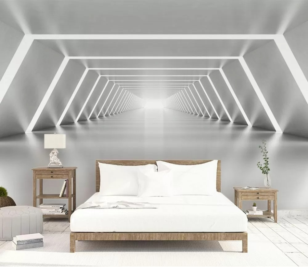 Lines of light, corridor — interior 1