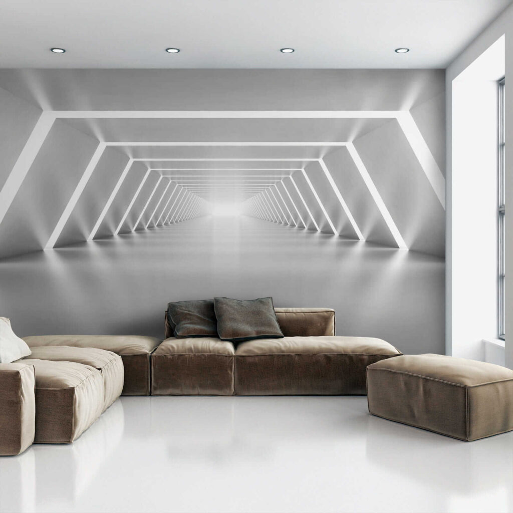 Lines of light, corridor — interior 5