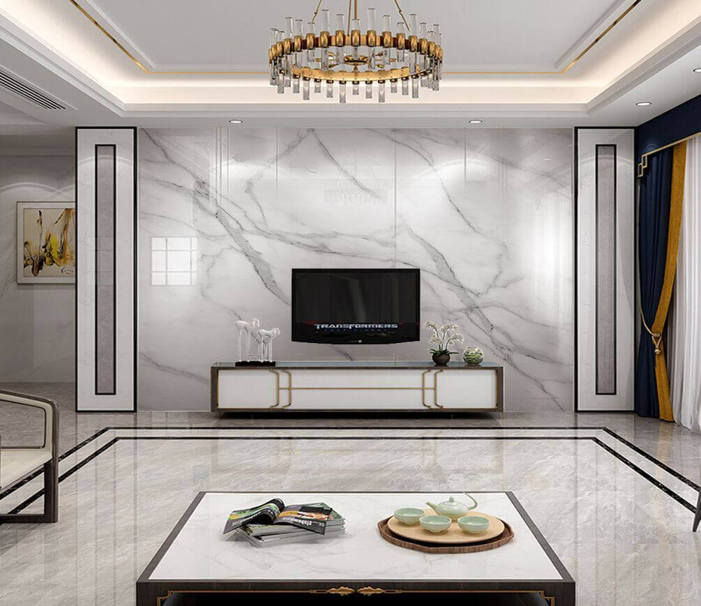 Diagonal veins on white — interior 1