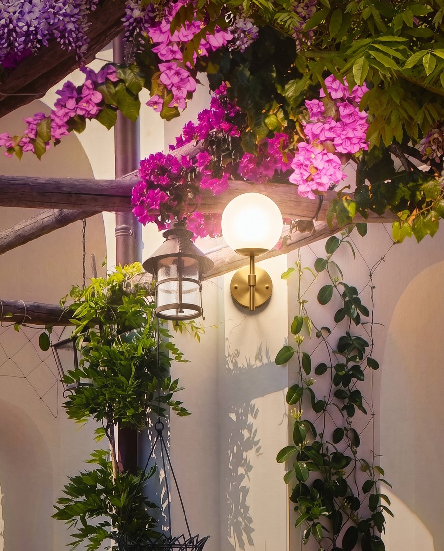 Terrace in Bloom — detail