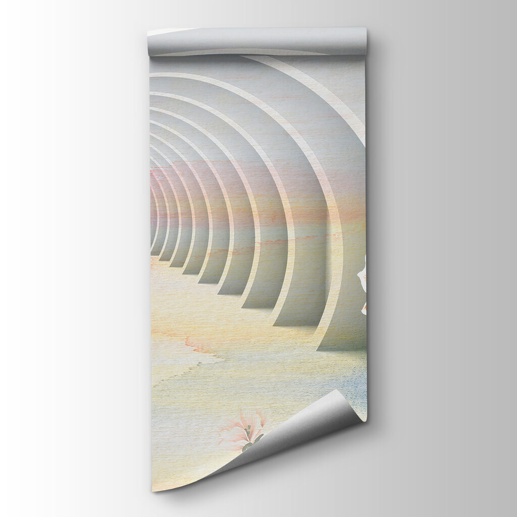 Flowers beneath arches — product view