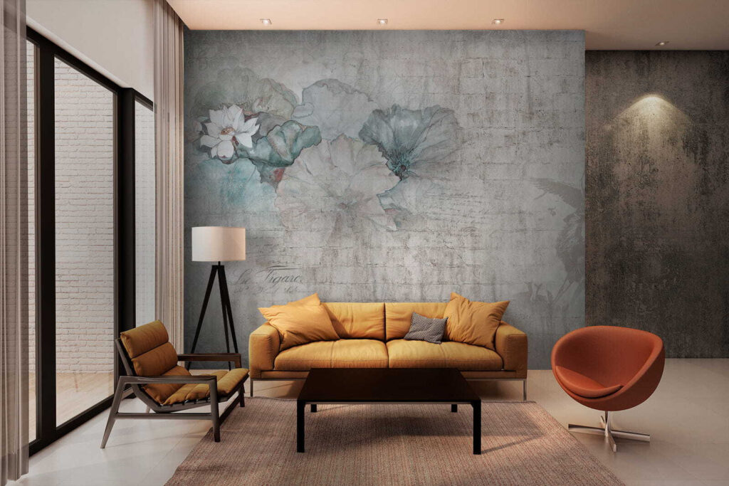 Flowers beside a deer — interior 5