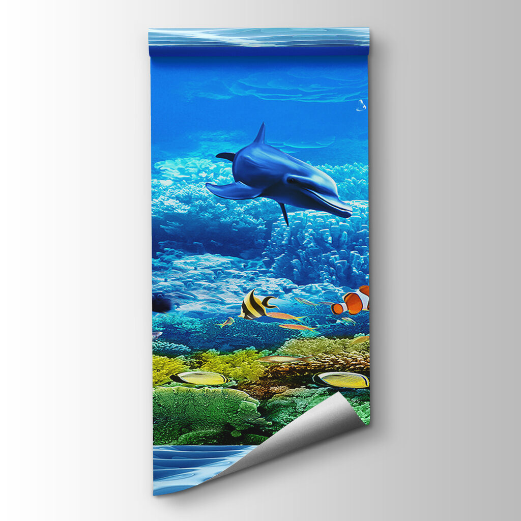 Dolphins, underwater view — product view