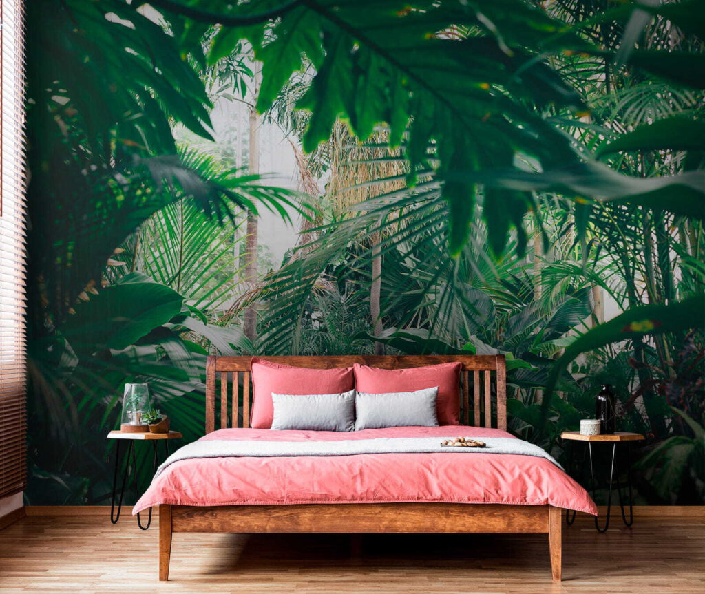 Deep green jungle leaves — interior 2