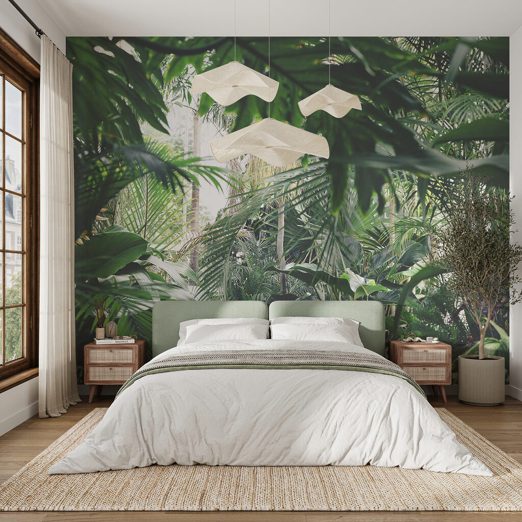 Deep green jungle leaves — interior 12
