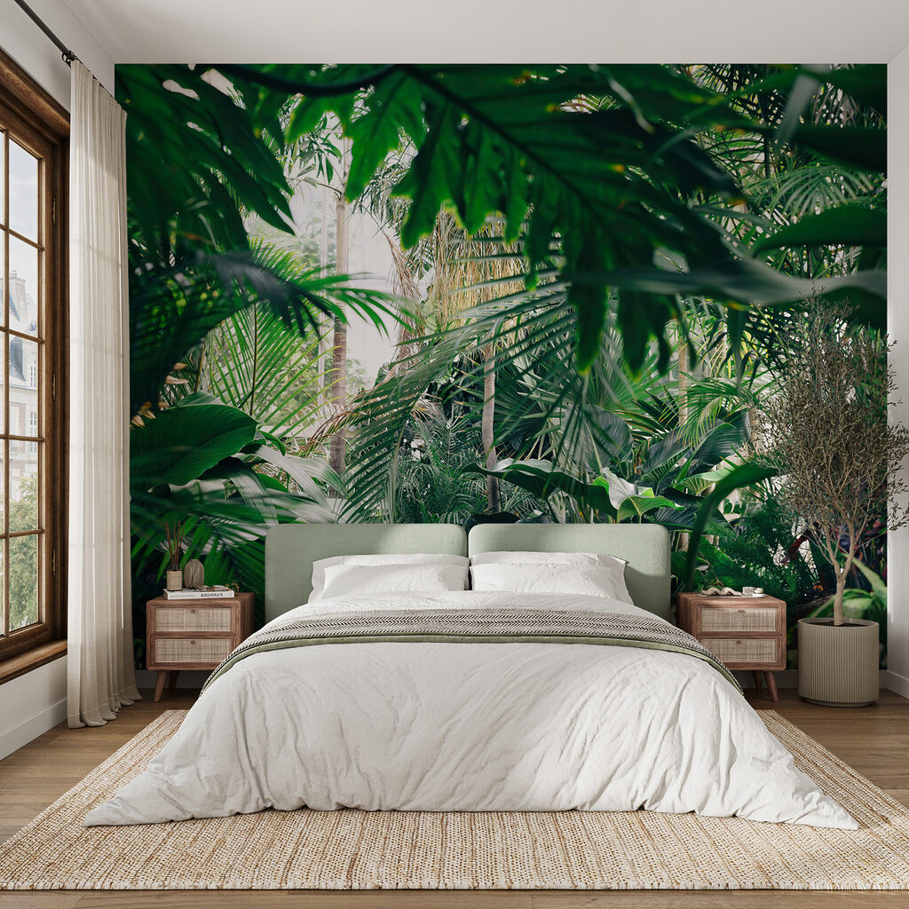 Deep green jungle leaves — interior 13