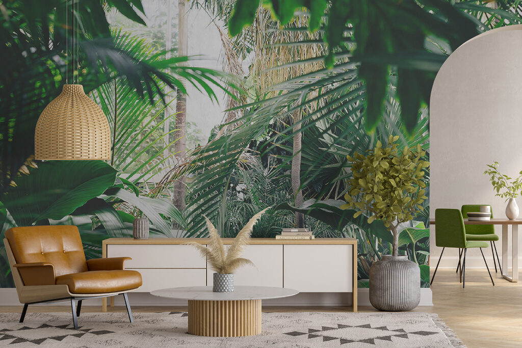 Deep green jungle leaves — interior 11