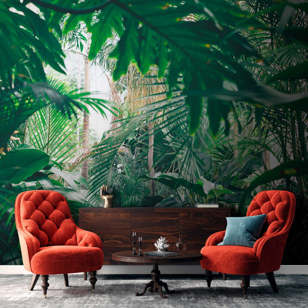 Deep green jungle leaves — interior 5