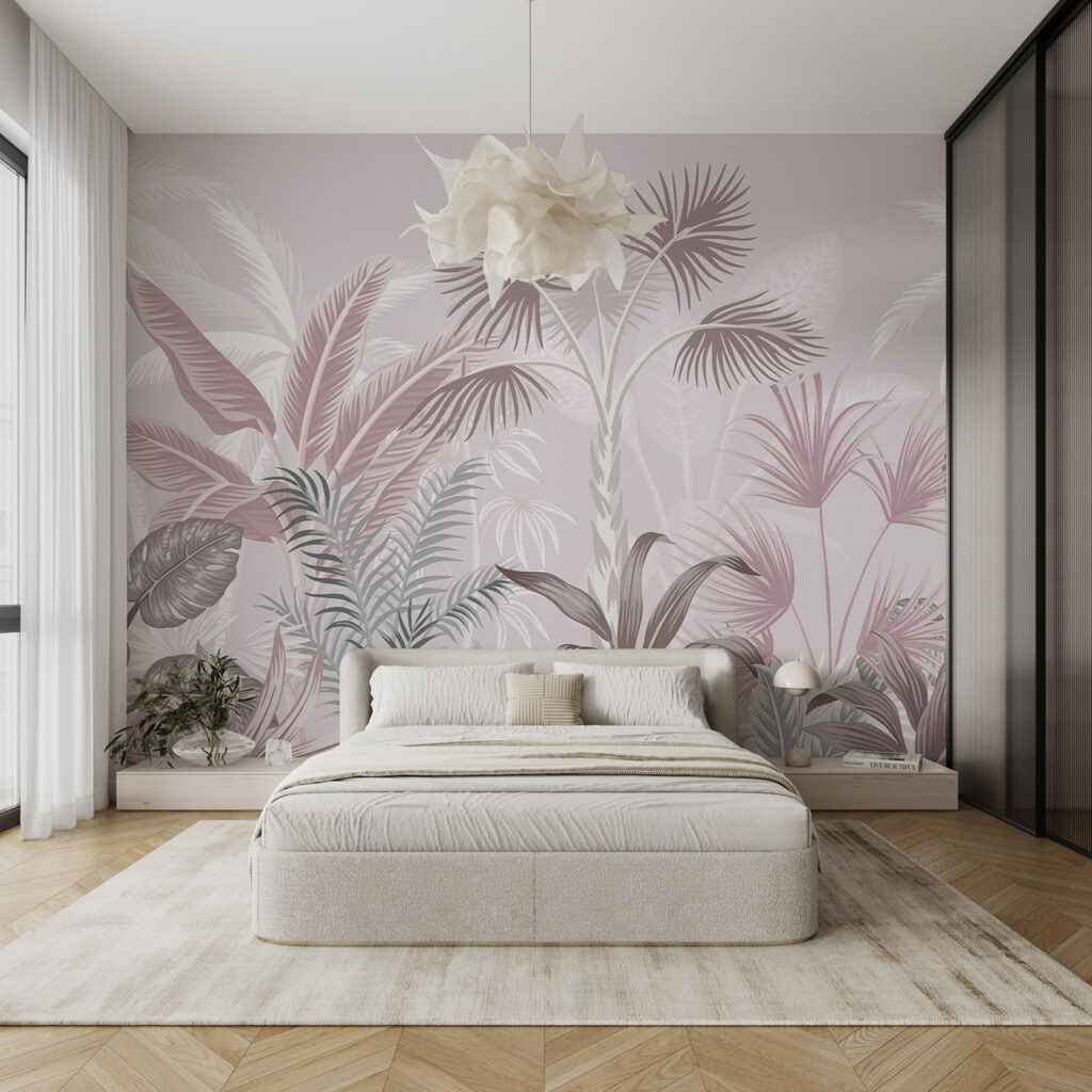 Tropical Patchwork in an interior