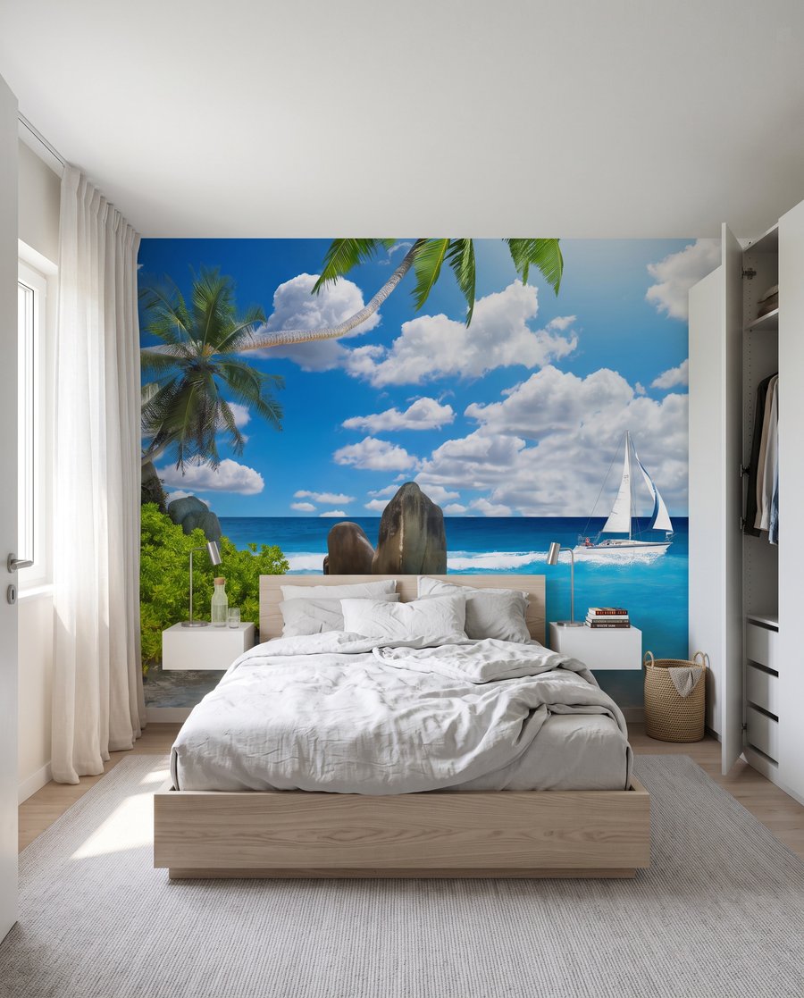 Island Boardwalk in an interior