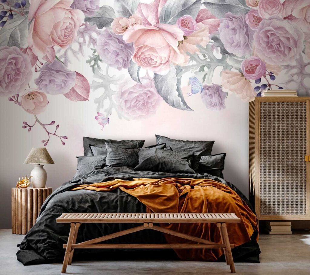 Roses along pink haze — interior 2