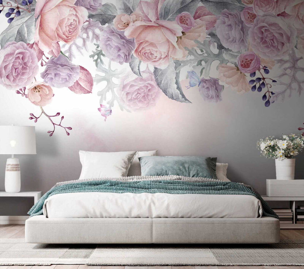 Roses along pink haze — interior 3