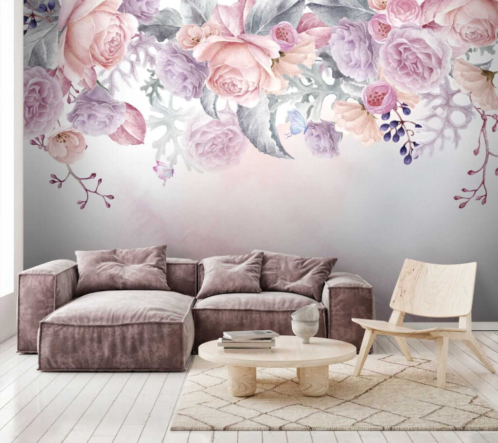 Roses along pink haze — interior 4