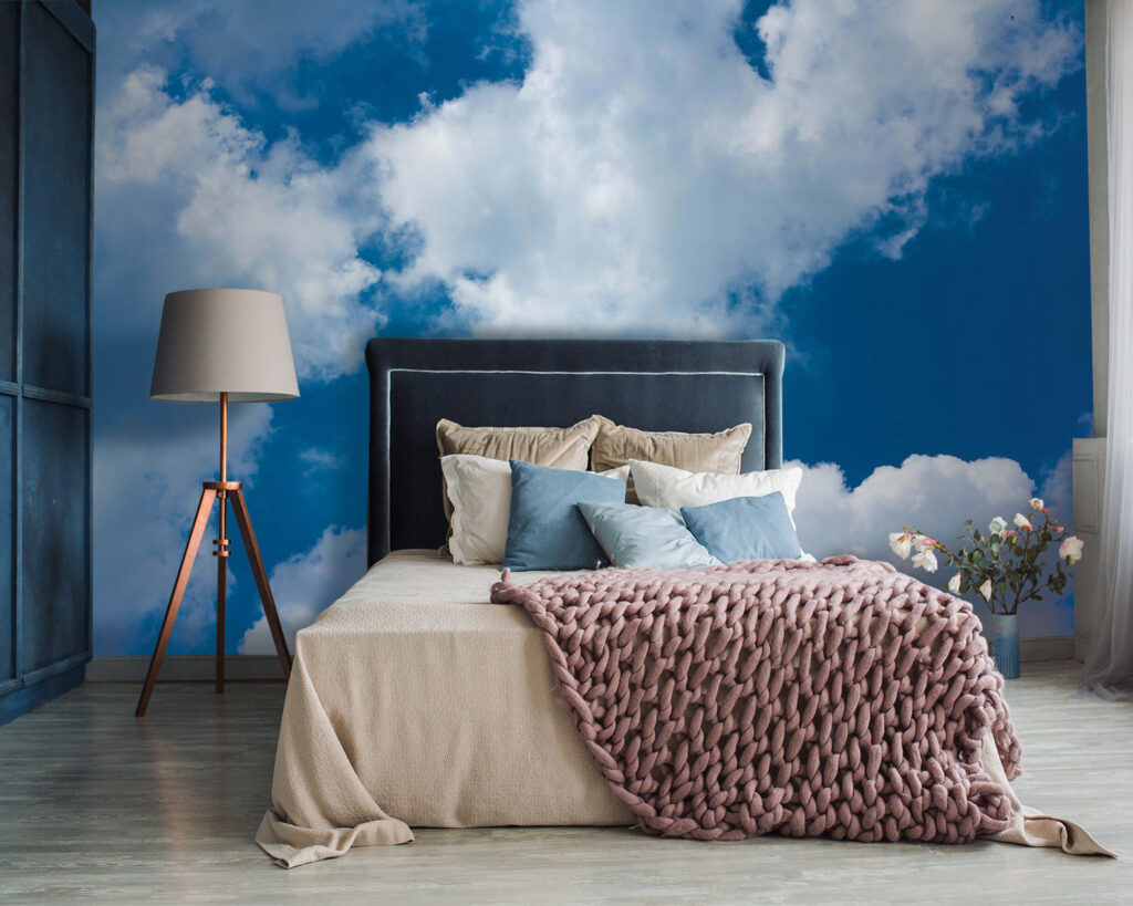 White clouds, bright blue — interior 2