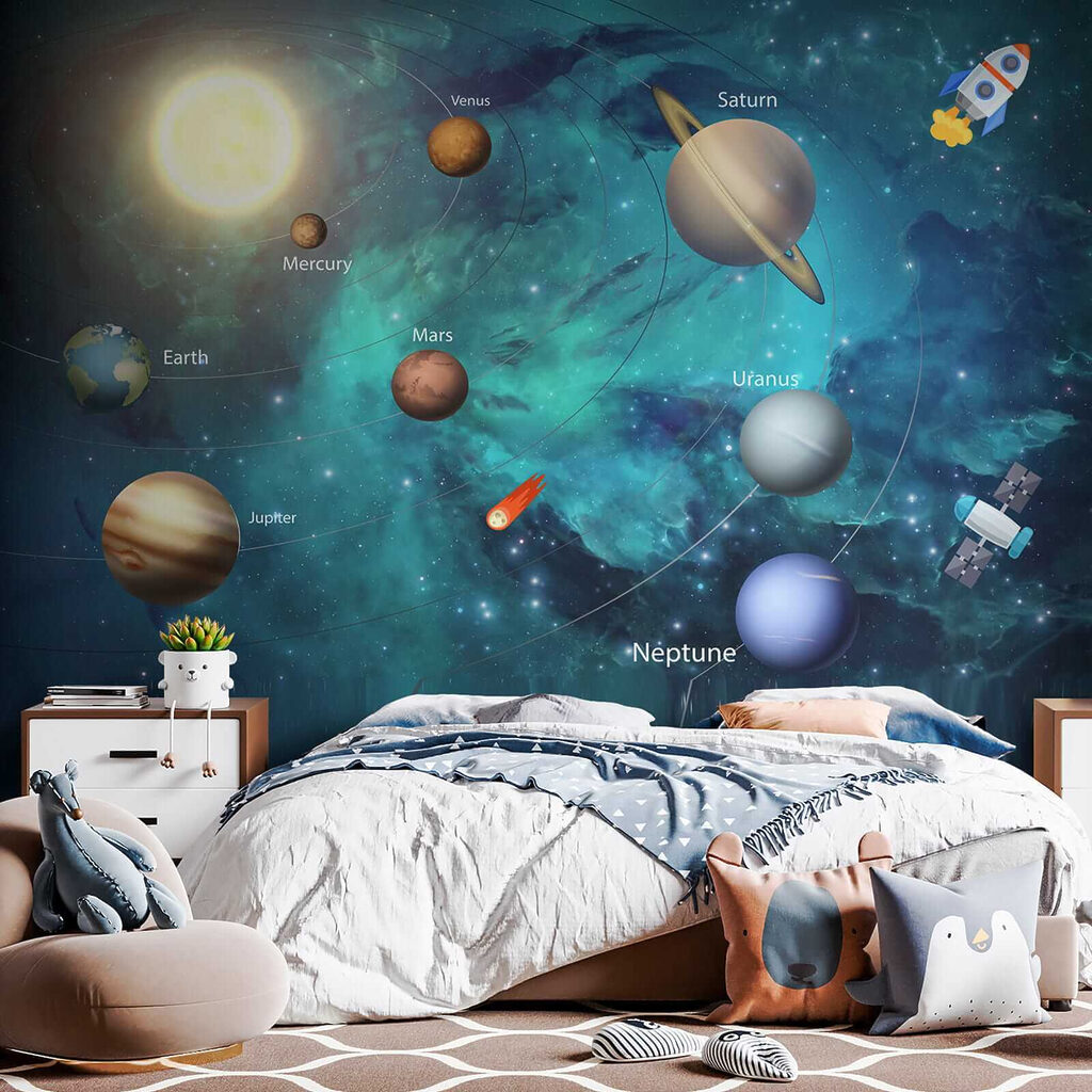 Planets and a rocket — interior 12