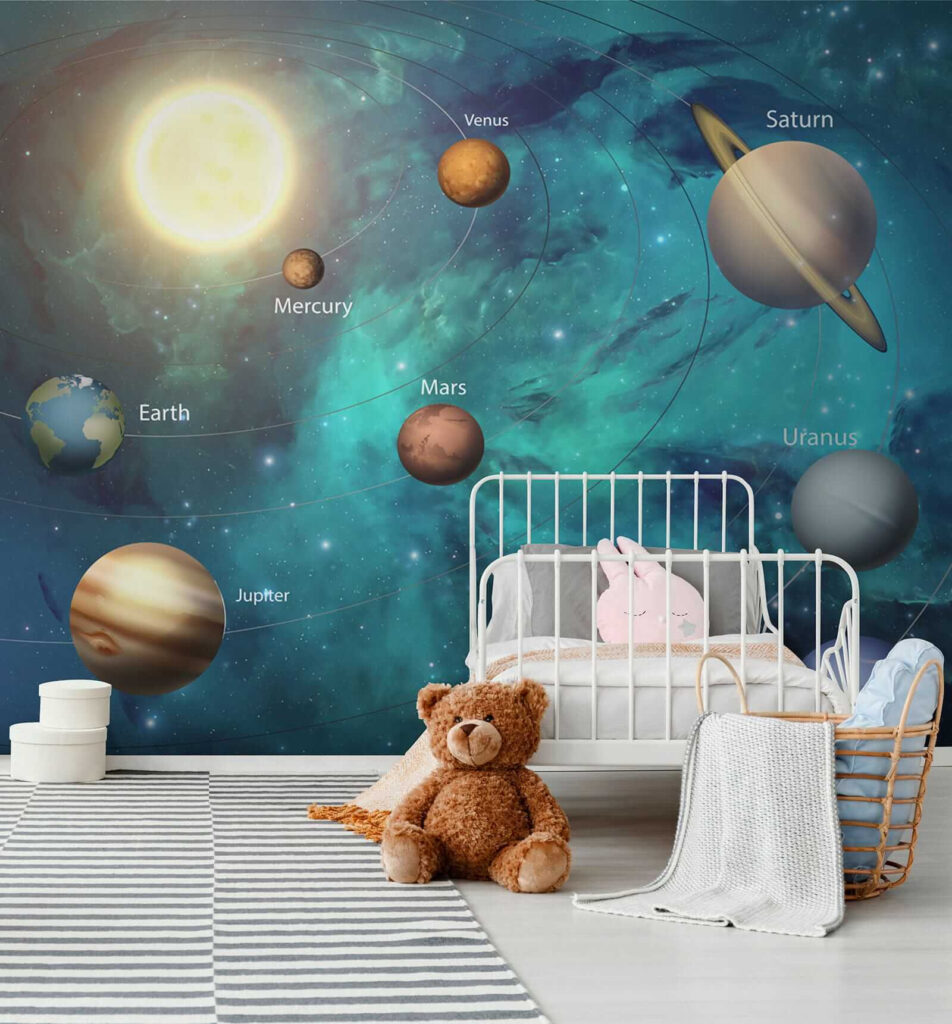 Planets and a rocket — interior 9