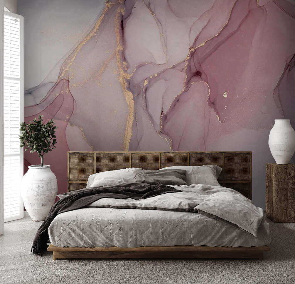 Pink areas, gold veins — interior 1