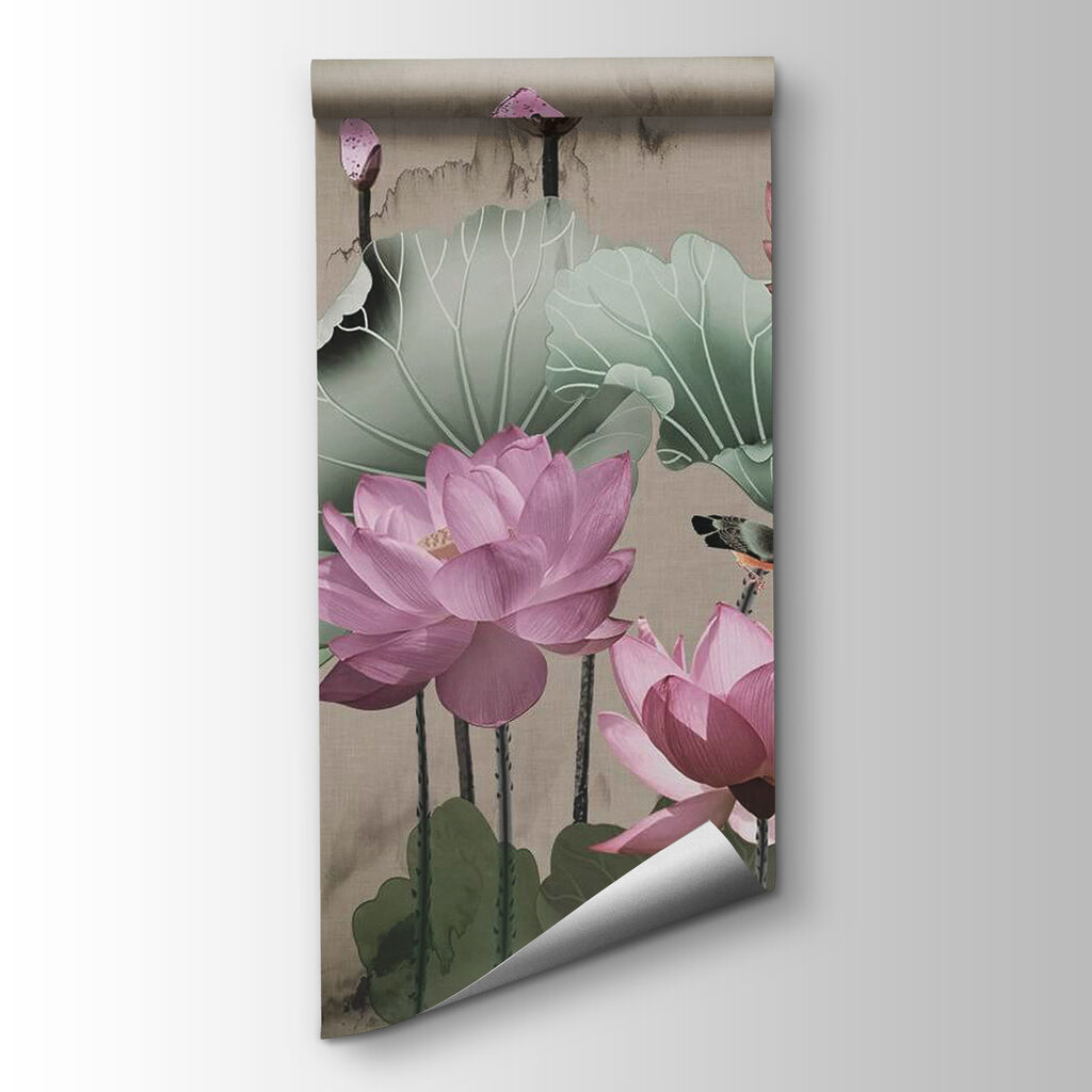 Lotus in round window — product view