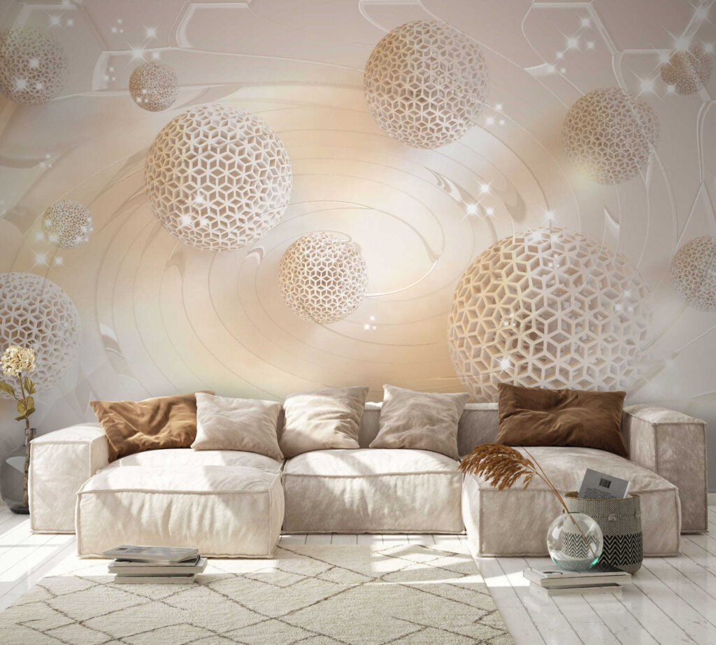 Balls above a swirl — interior 2