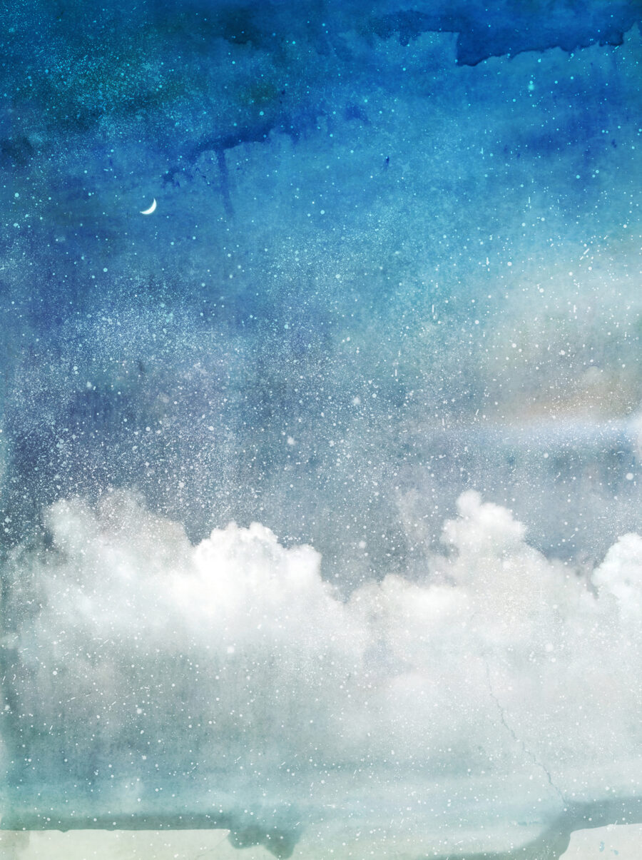 Clouds under the stars — full design