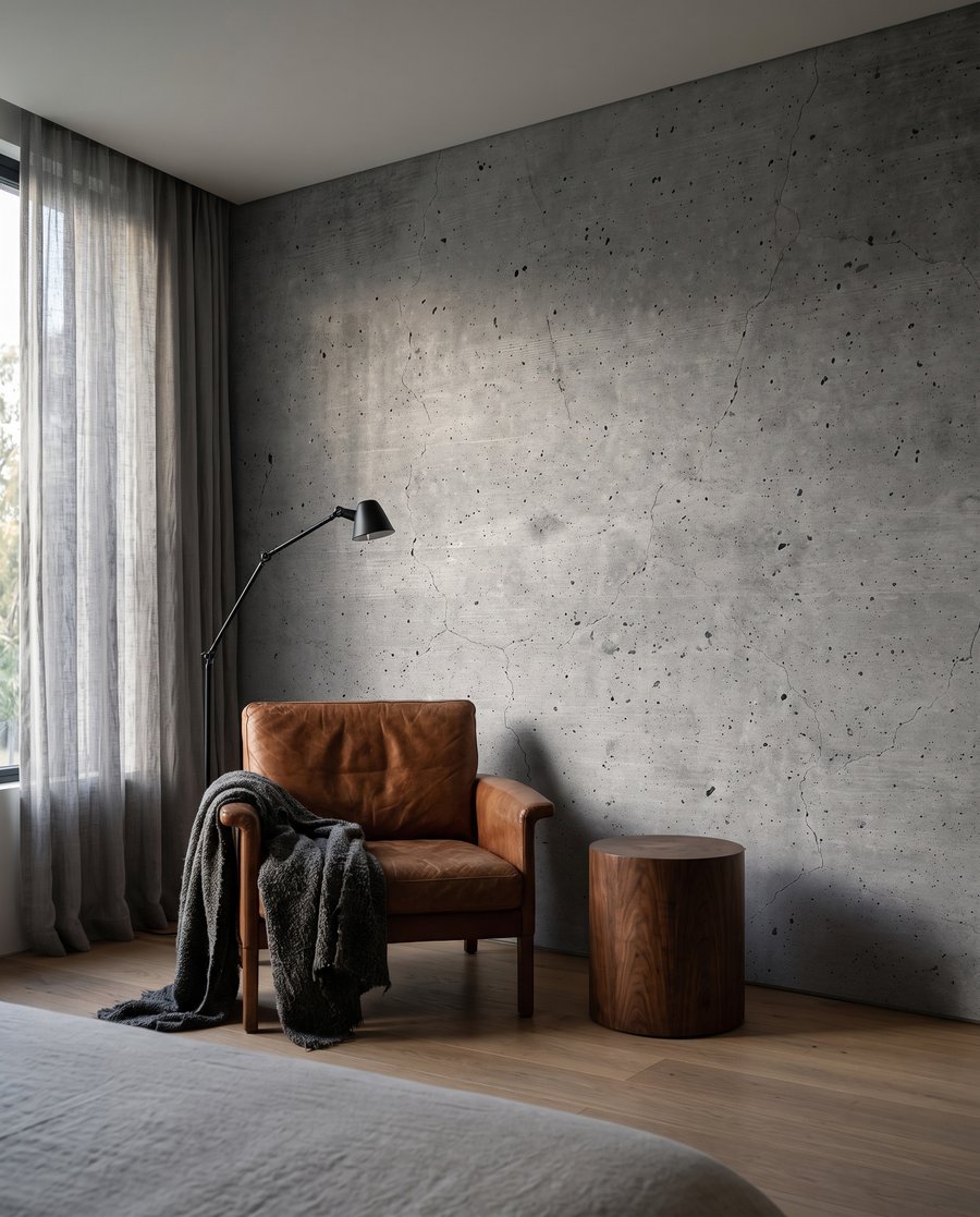 Concrete Calm in an interior