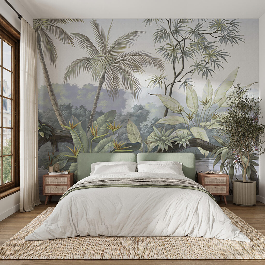 Palms in old landscape — interior 3