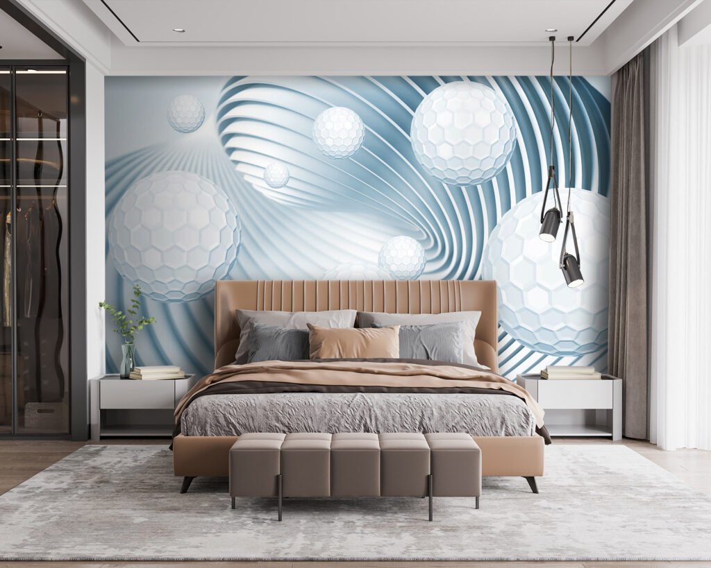 Balls in a spiral — interior 1
