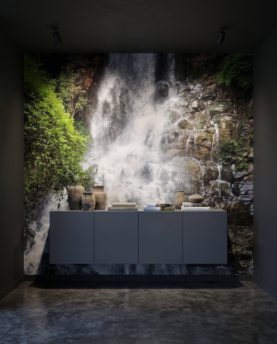 Woodland Waterfall — interior 4