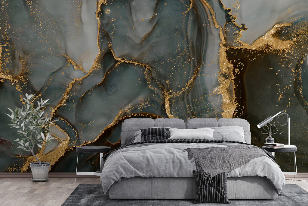 Gold cracks through grey — interior 4