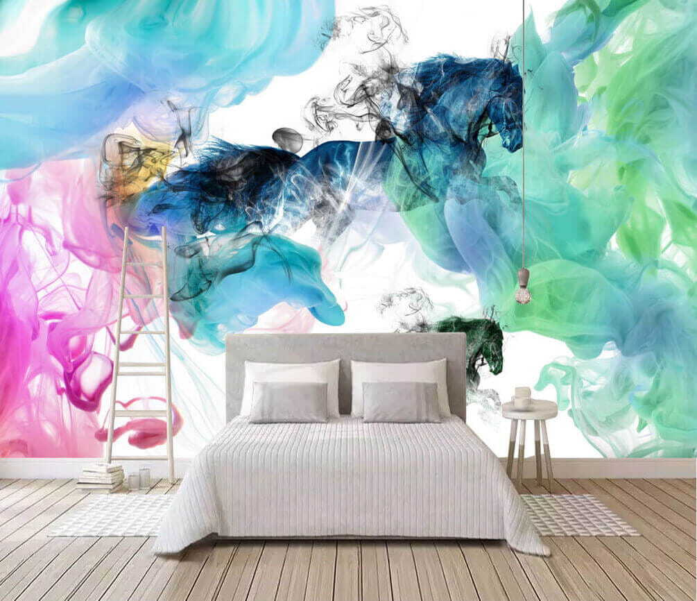 Horses in flowing ink — interior 2