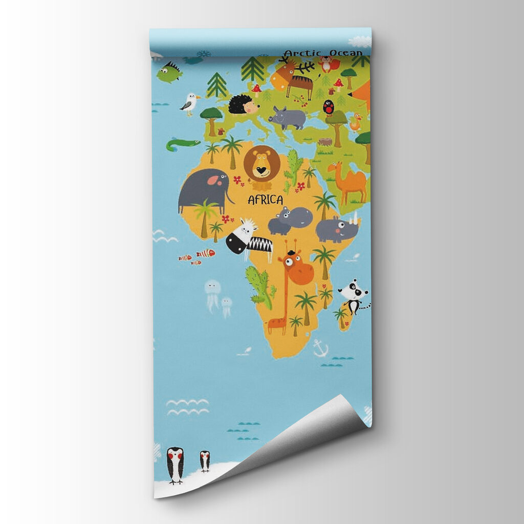 Animals on a map — product view