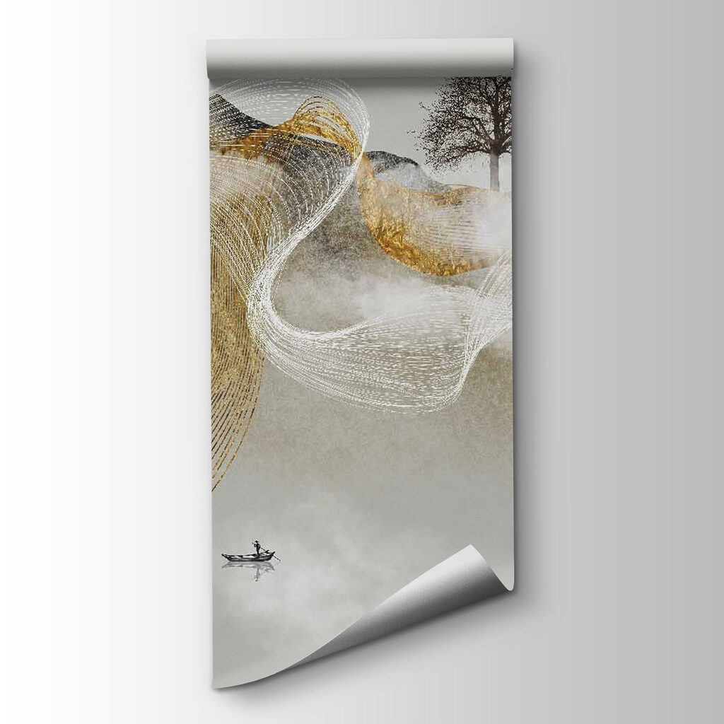 Tree between sheer ribbons — product view