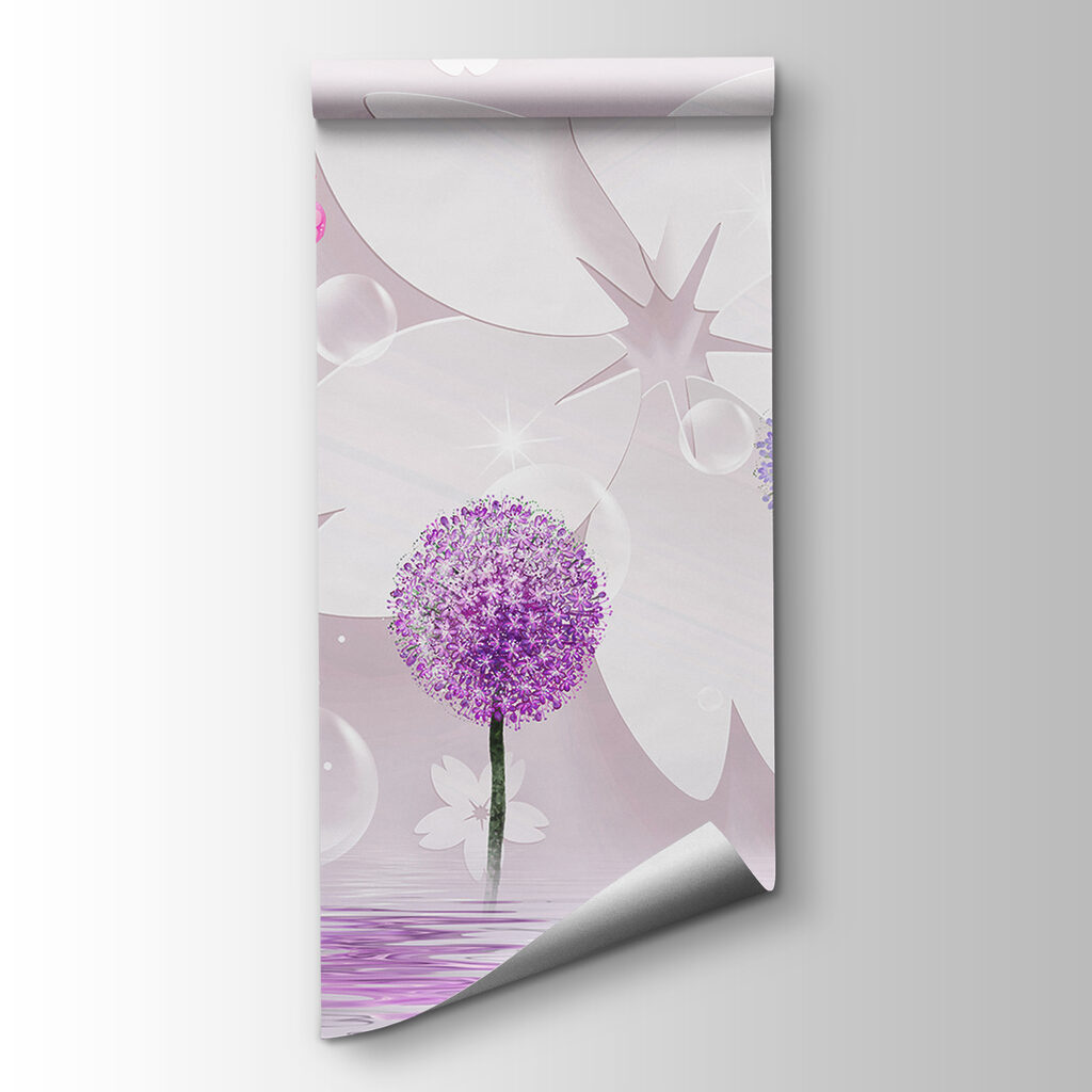 Round flowers among butterflies — product view