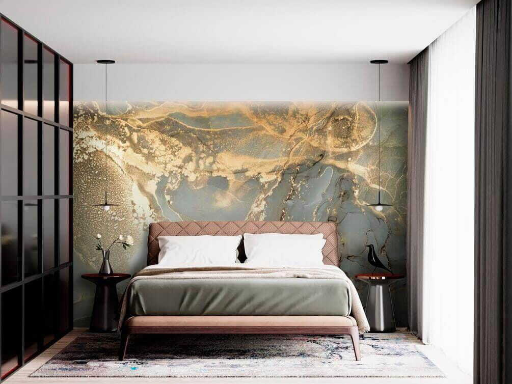 Light veins, golden sheen — interior 2
