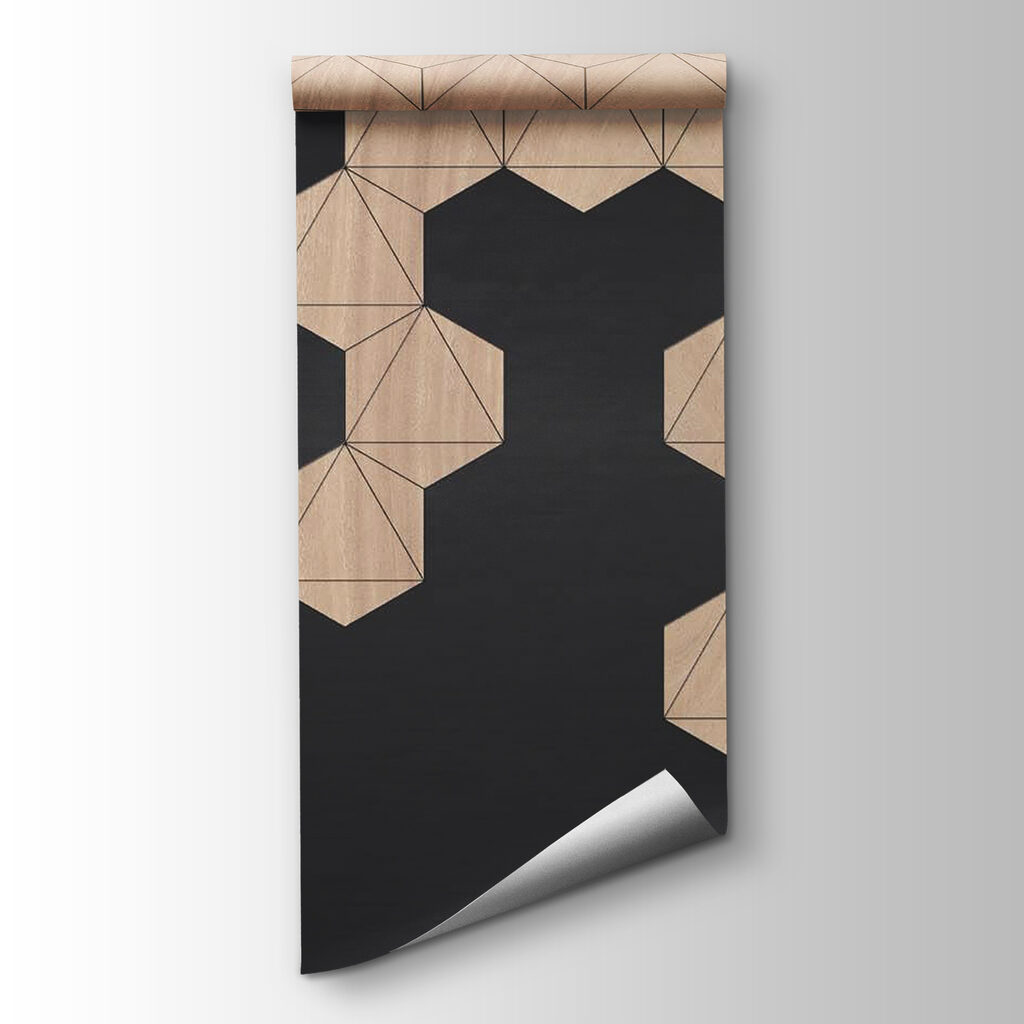 Geometric corner on black — product view