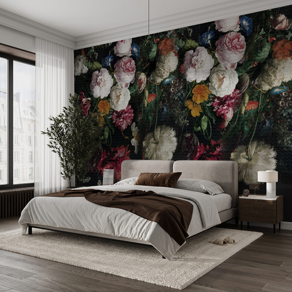 Dark bouquet pattern — interior 6