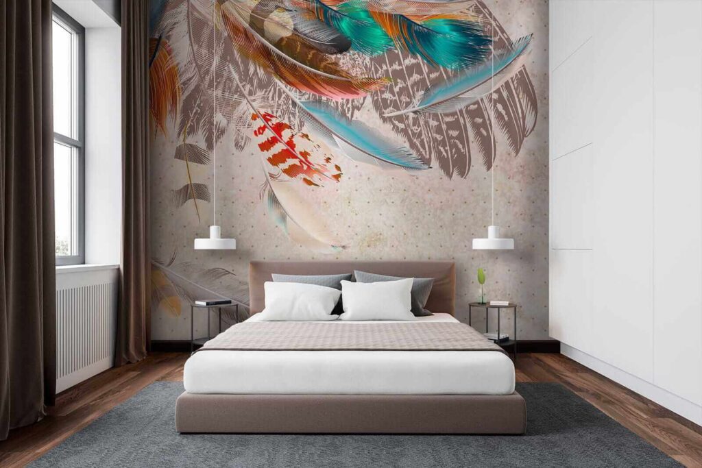 Feathers hanging down — interior 3
