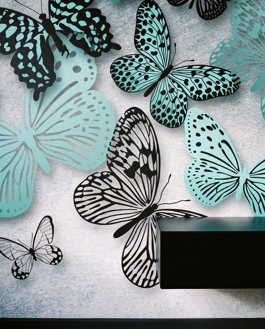 Butterfly Gathering — detail