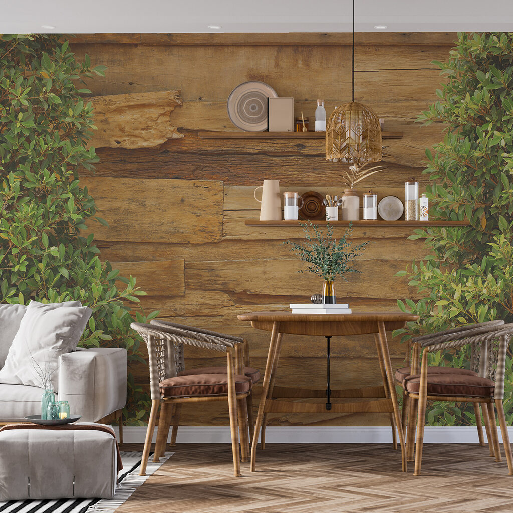 Ivy frames old planks — interior 6
