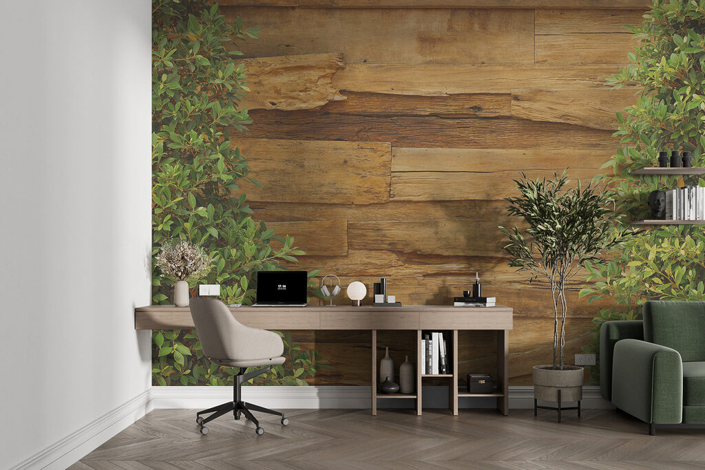 Ivy frames old planks — interior 7